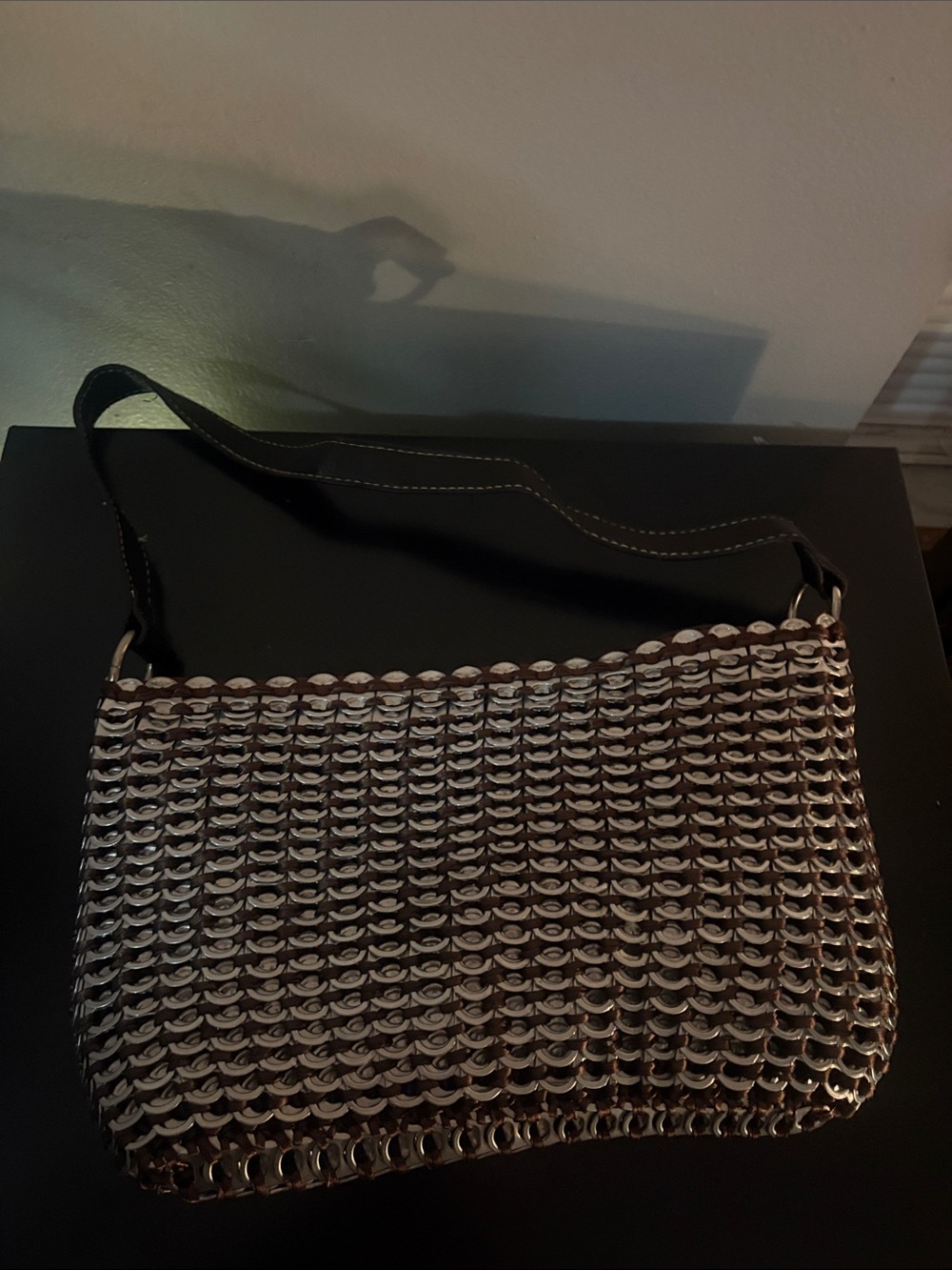 Recycled Pull-Tab Shoulder Bag
